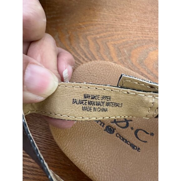 B.O.C. By Born Women's Gladiator Strappy Flat Sandal Brown  Size 10  Sku 2903 - Picture 12 of 13